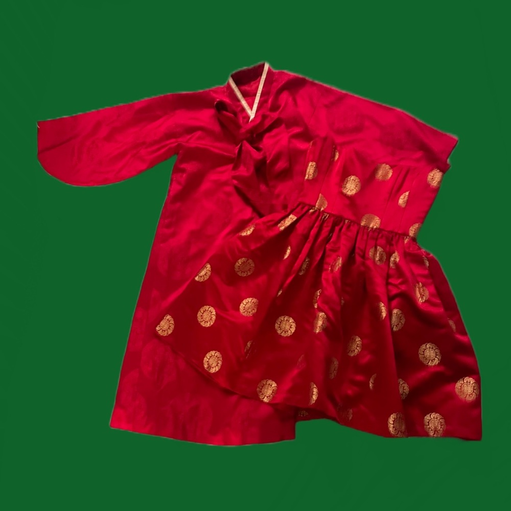 Handmade Red Kimono and Dress